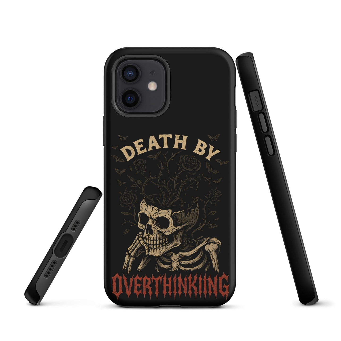 DEATH BY OVERTHINKING Tough Phone Case for iPhone®