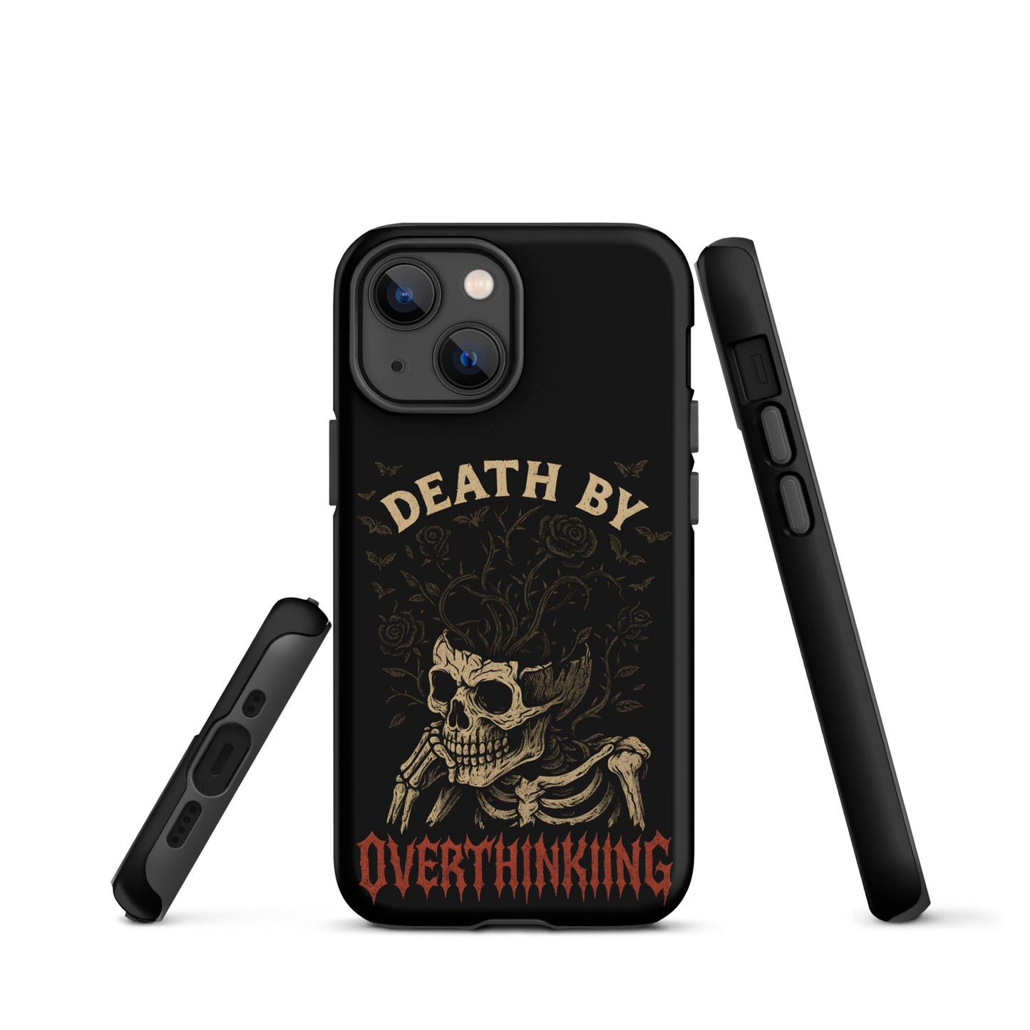 DEATH BY OVERTHINKING Tough Phone Case for iPhone®