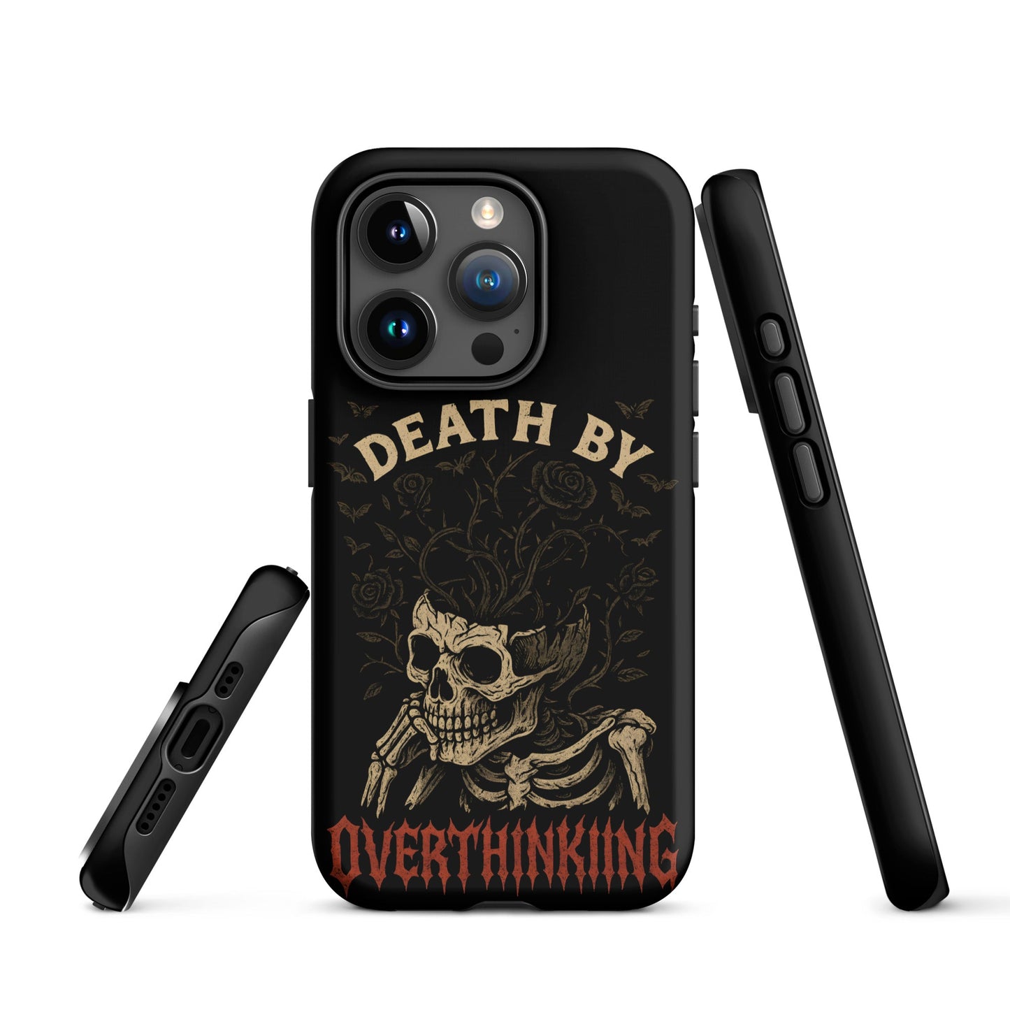 DEATH BY OVERTHINKING Tough Phone Case for iPhone®