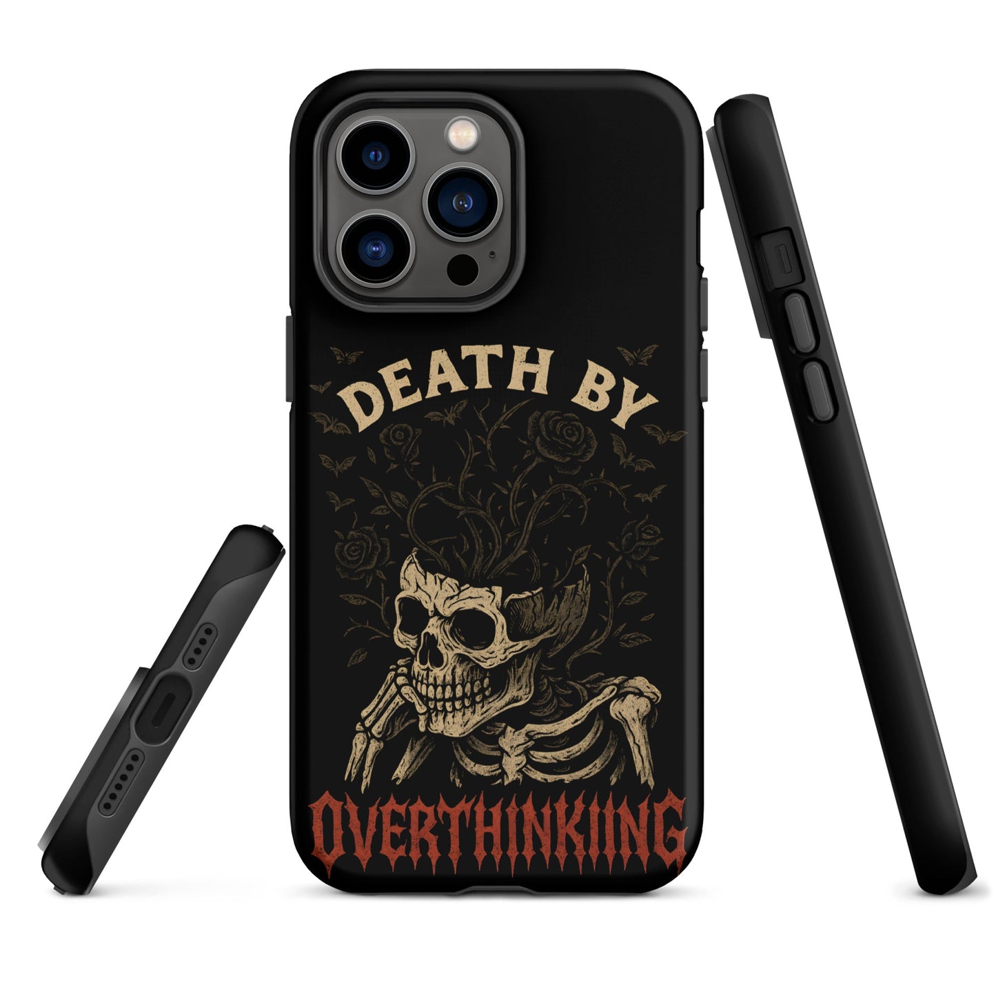 DEATH BY OVERTHINKING Tough Phone Case for iPhone®
