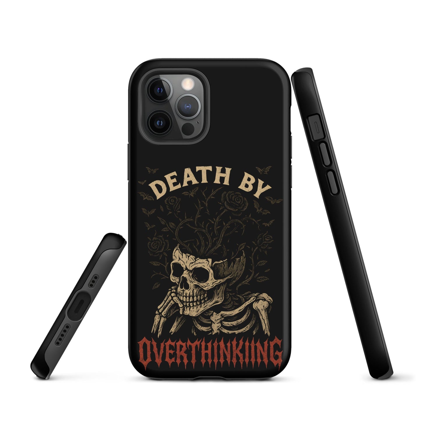 DEATH BY OVERTHINKING Tough Phone Case for iPhone®