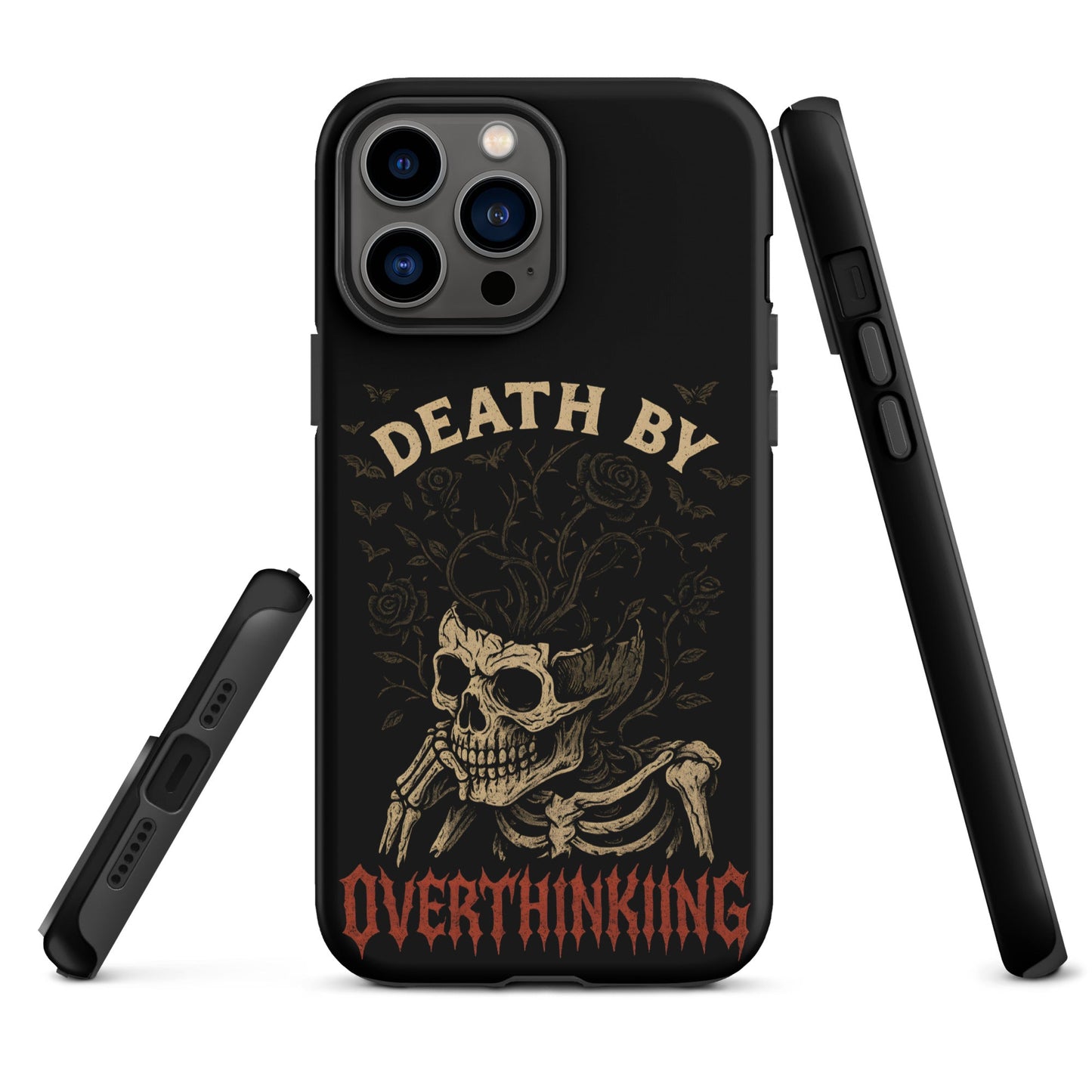 DEATH BY OVERTHINKING Tough Phone Case for iPhone®