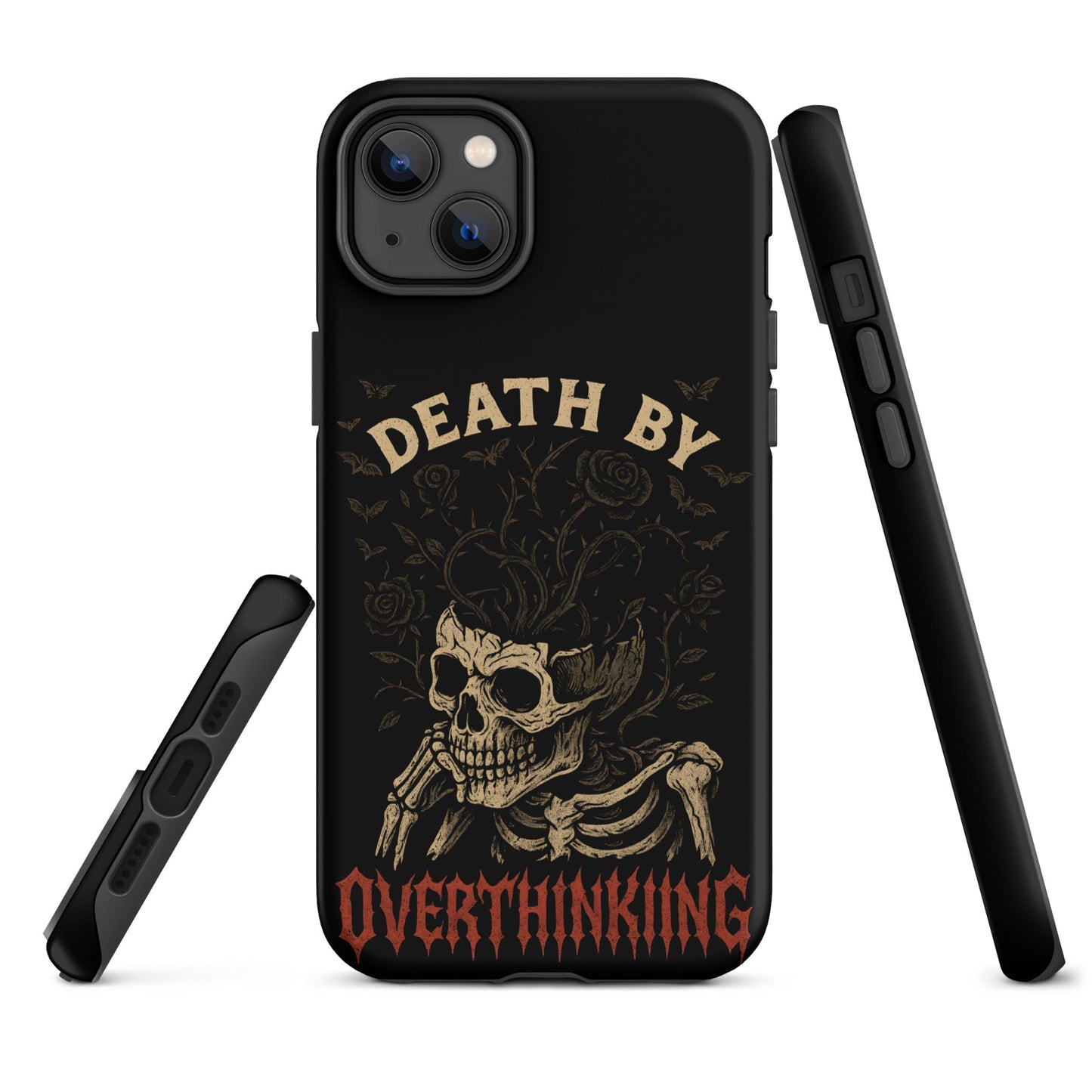 DEATH BY OVERTHINKING Tough Phone Case for iPhone®