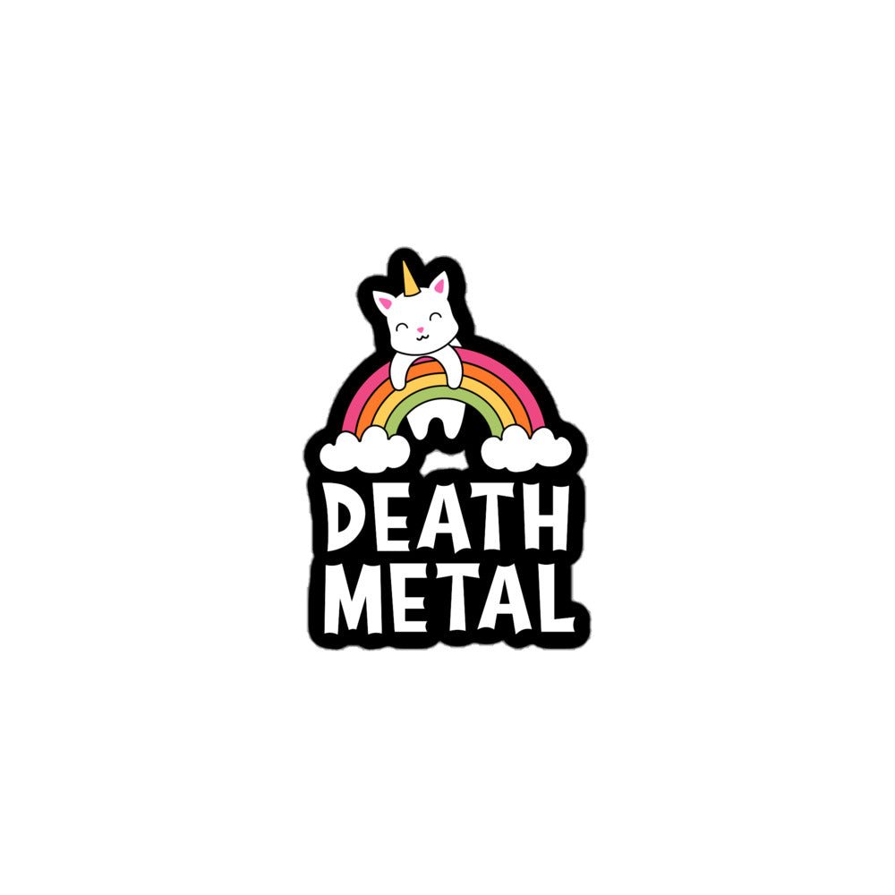 Death Metal Kitty Sticker