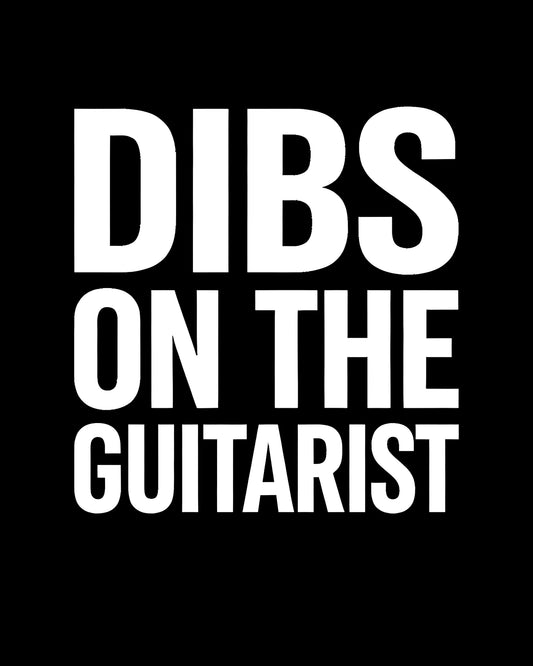 Dibs on the Guitarist Crop Top