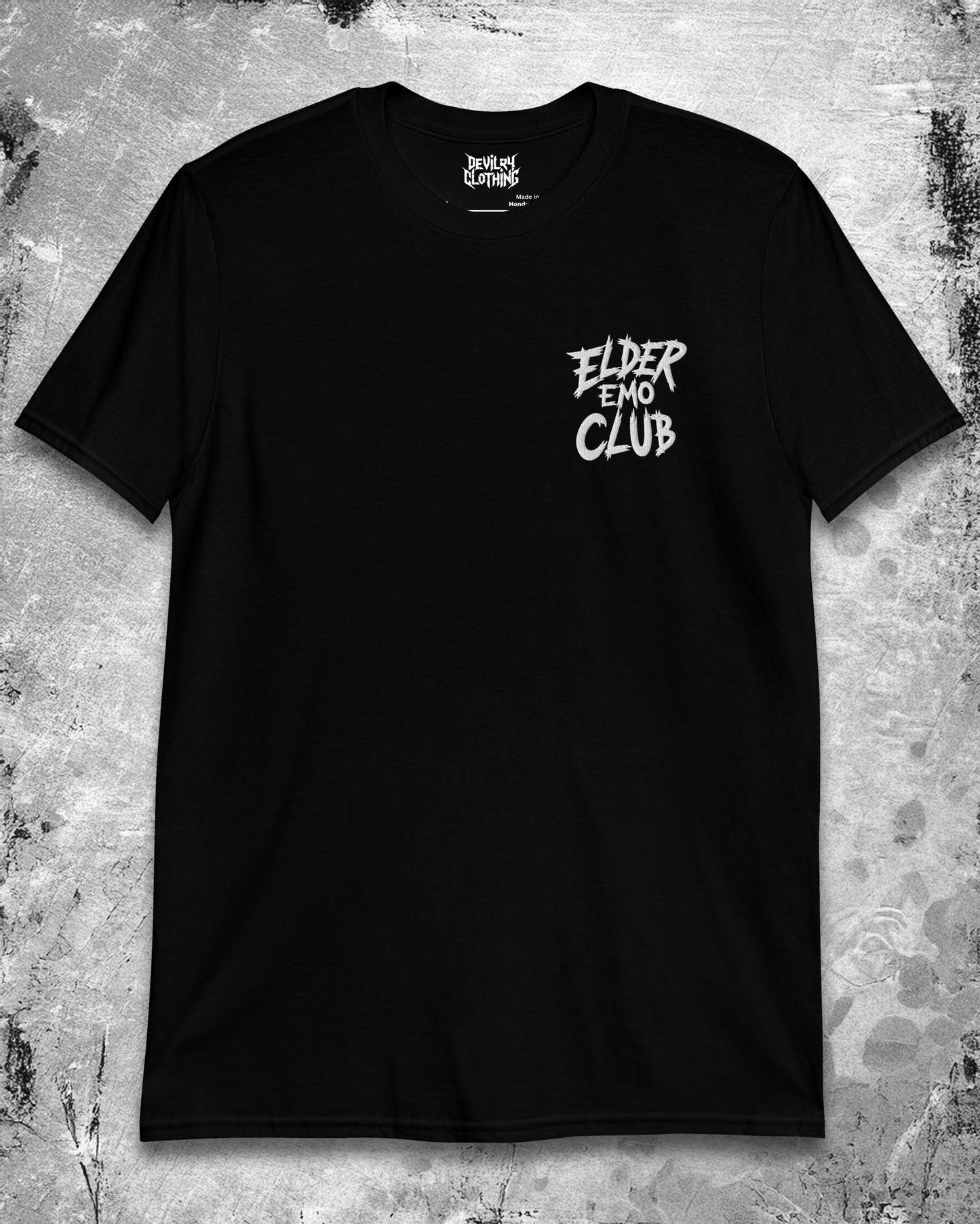 Elder Emo Club – Embroidered T-Shirt