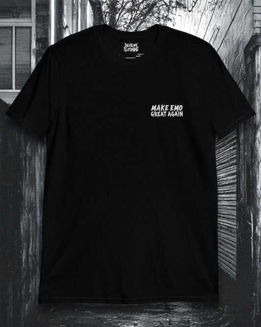 Embroidered Make Emo Great Again Tee