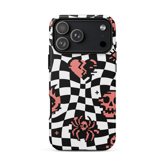 Emo Checkerboard iPhone Tough Case