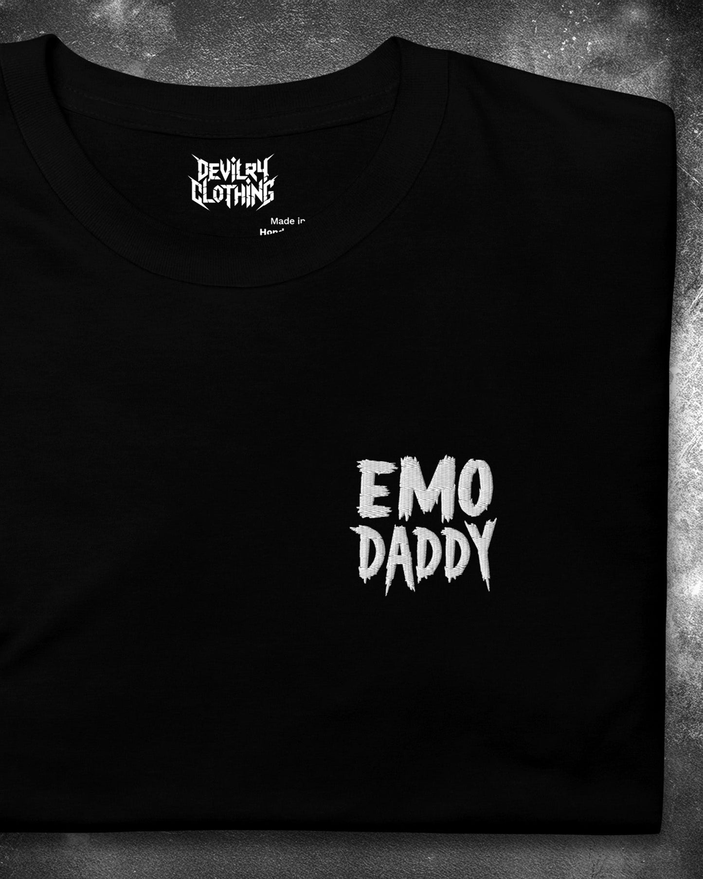 EMO DADDY Embroidered T-Shirt