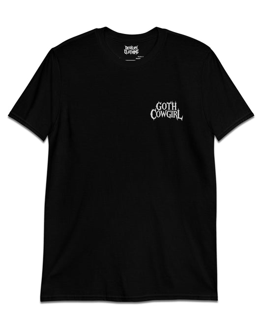 Goth Cowgirl Embroidered T-Shirt