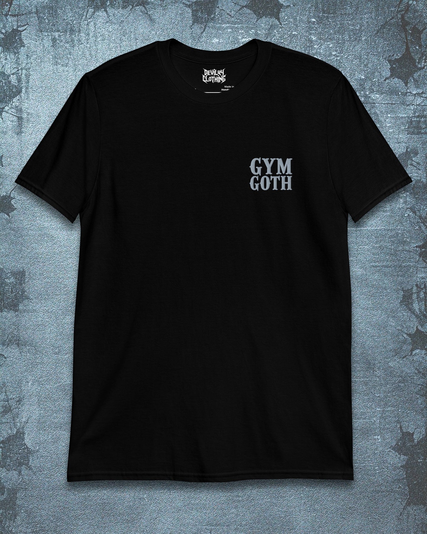 GYM GOTH Embroidered T-Shirt