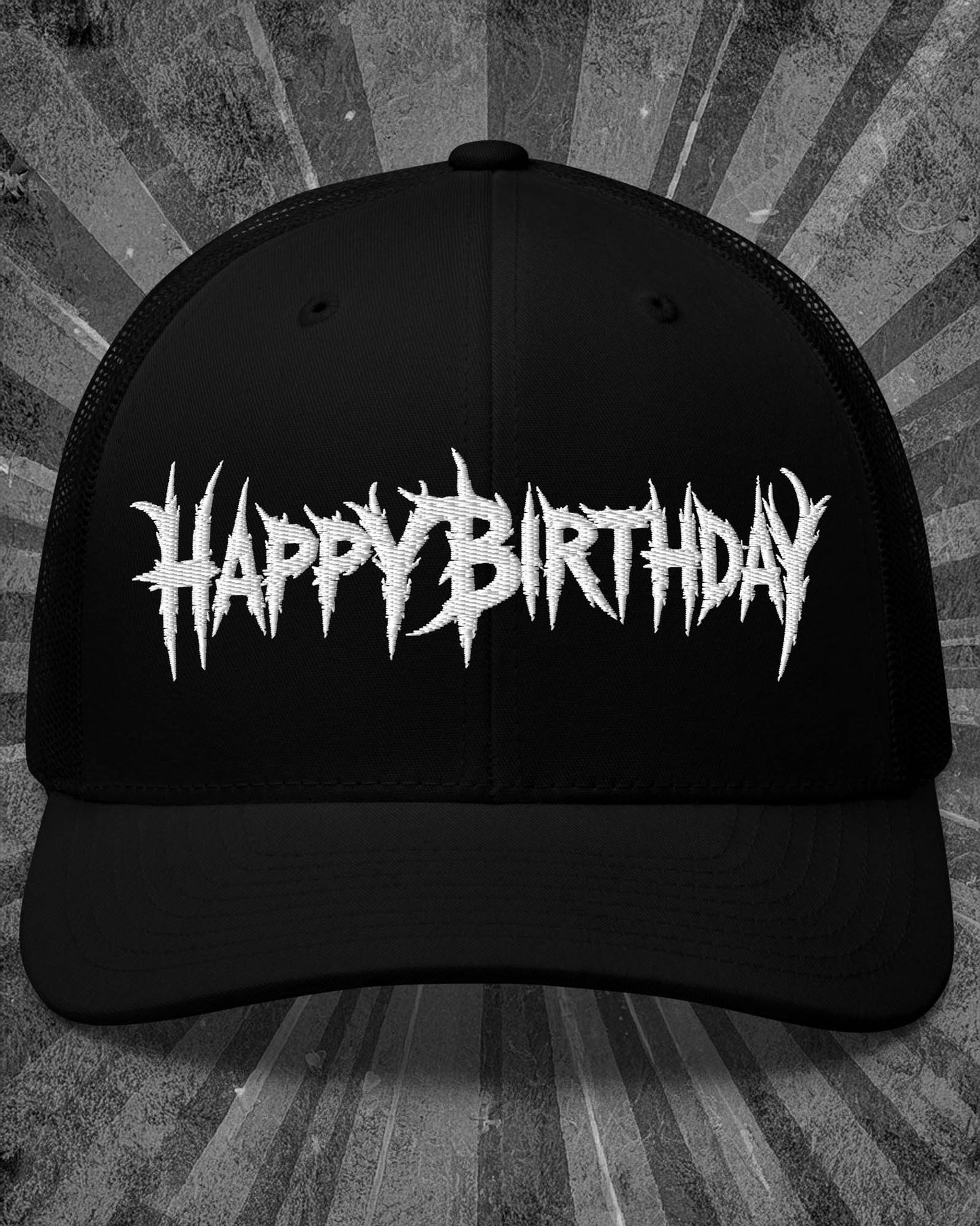 Happy Birthday Trucker Cap