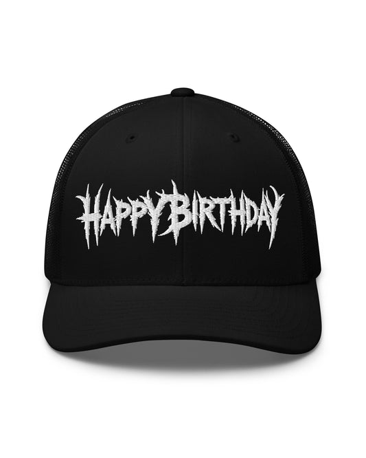 Happy Birthday Trucker Cap