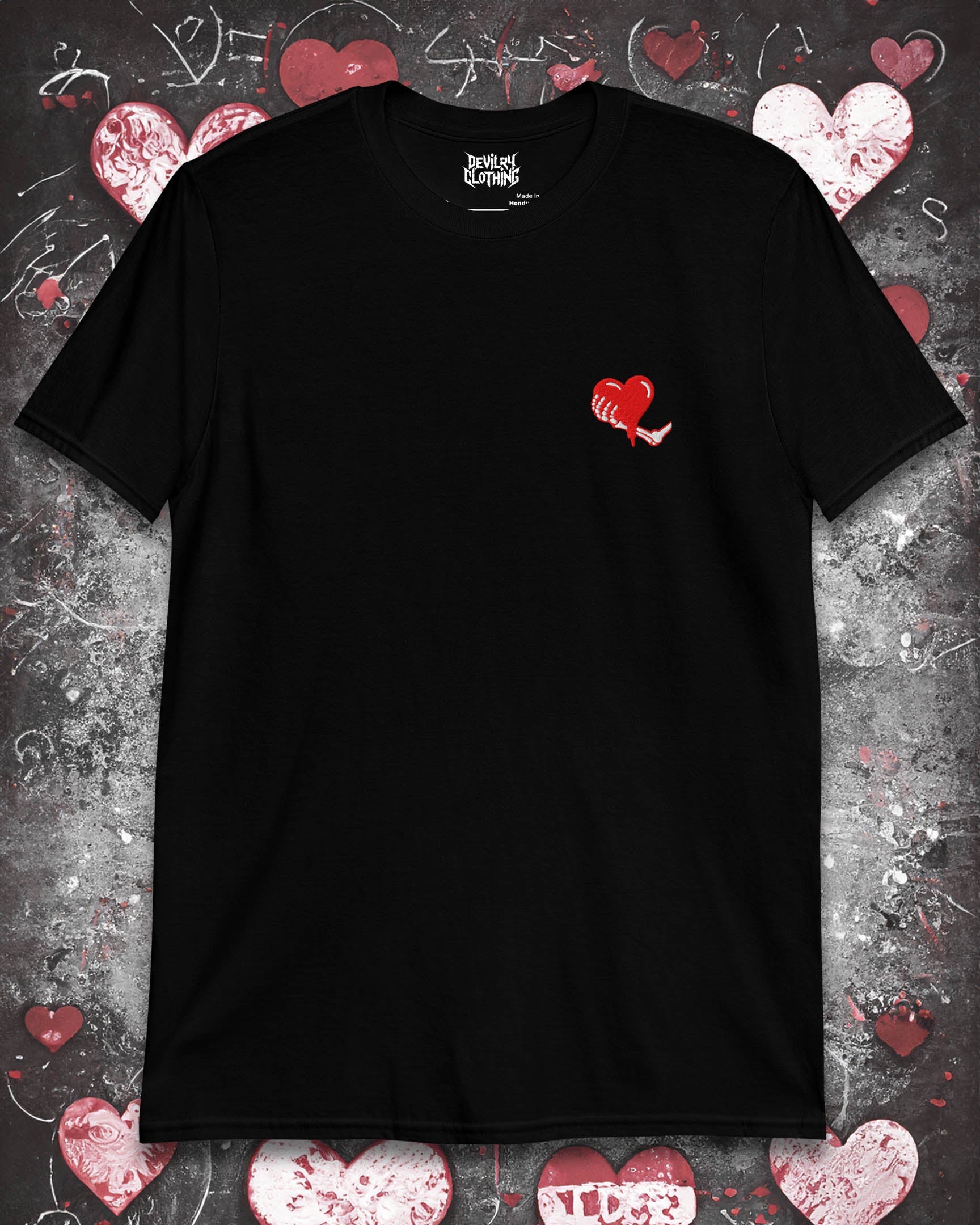 Heart Holder Embroidered T-Shirt