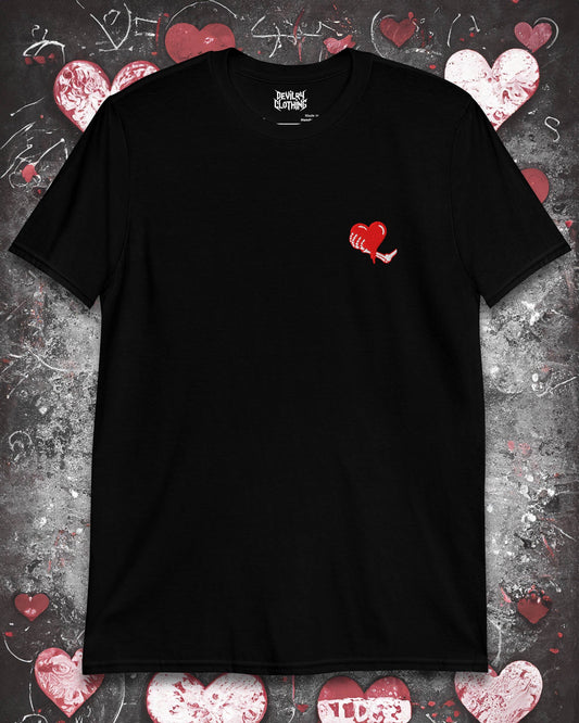 Heart Holder Embroidered T-Shirt
