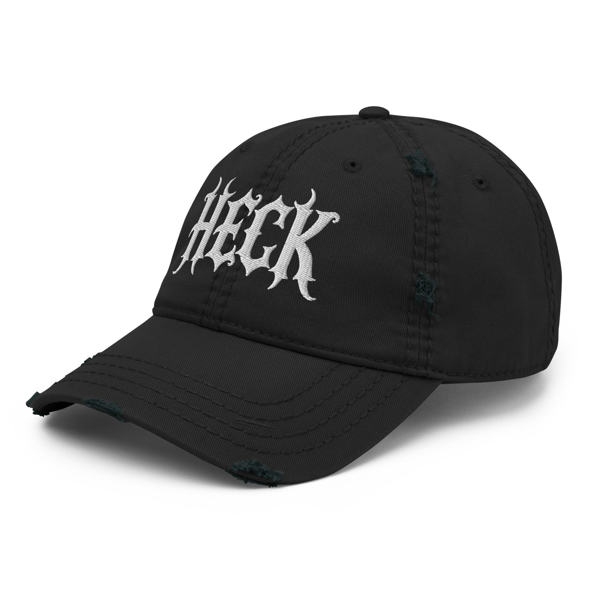 HECK Gothic - Style Distressed Hat