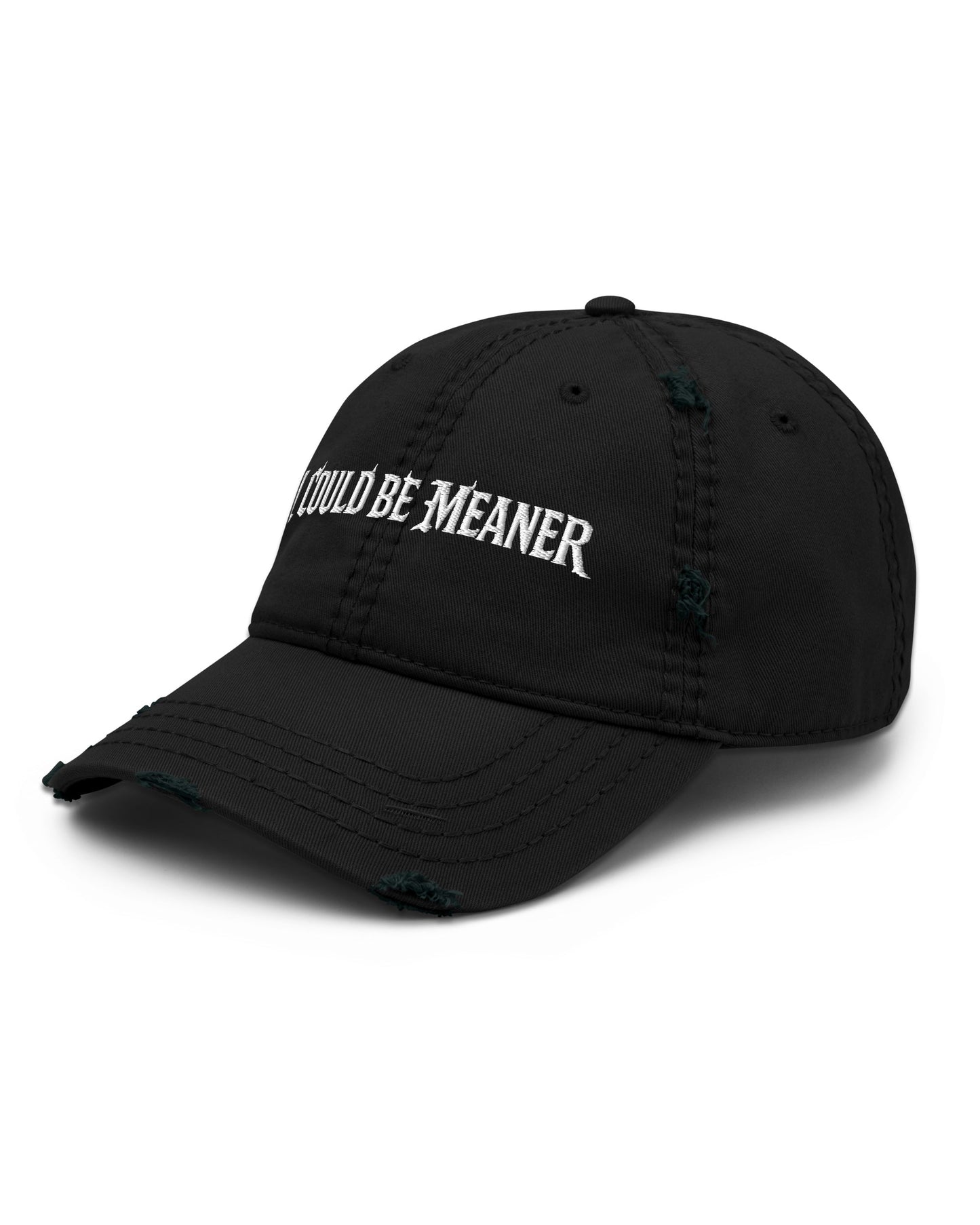 I Could Be Meaner Dad Hat