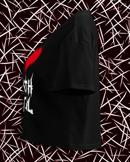 I Love Death Metal Crop Top