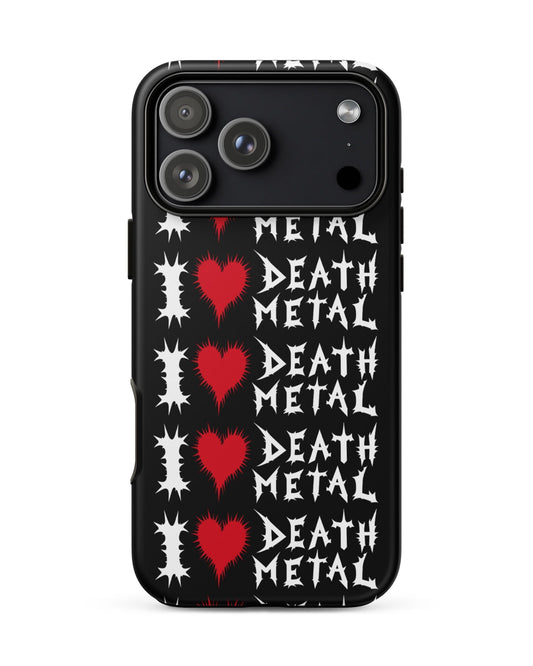 I Love Death Metal – Tough iPhone Case