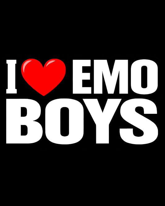 I Love Emo Boys T-Shirt