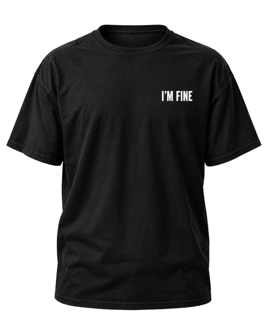 Just My Face Back Print T-Shirt