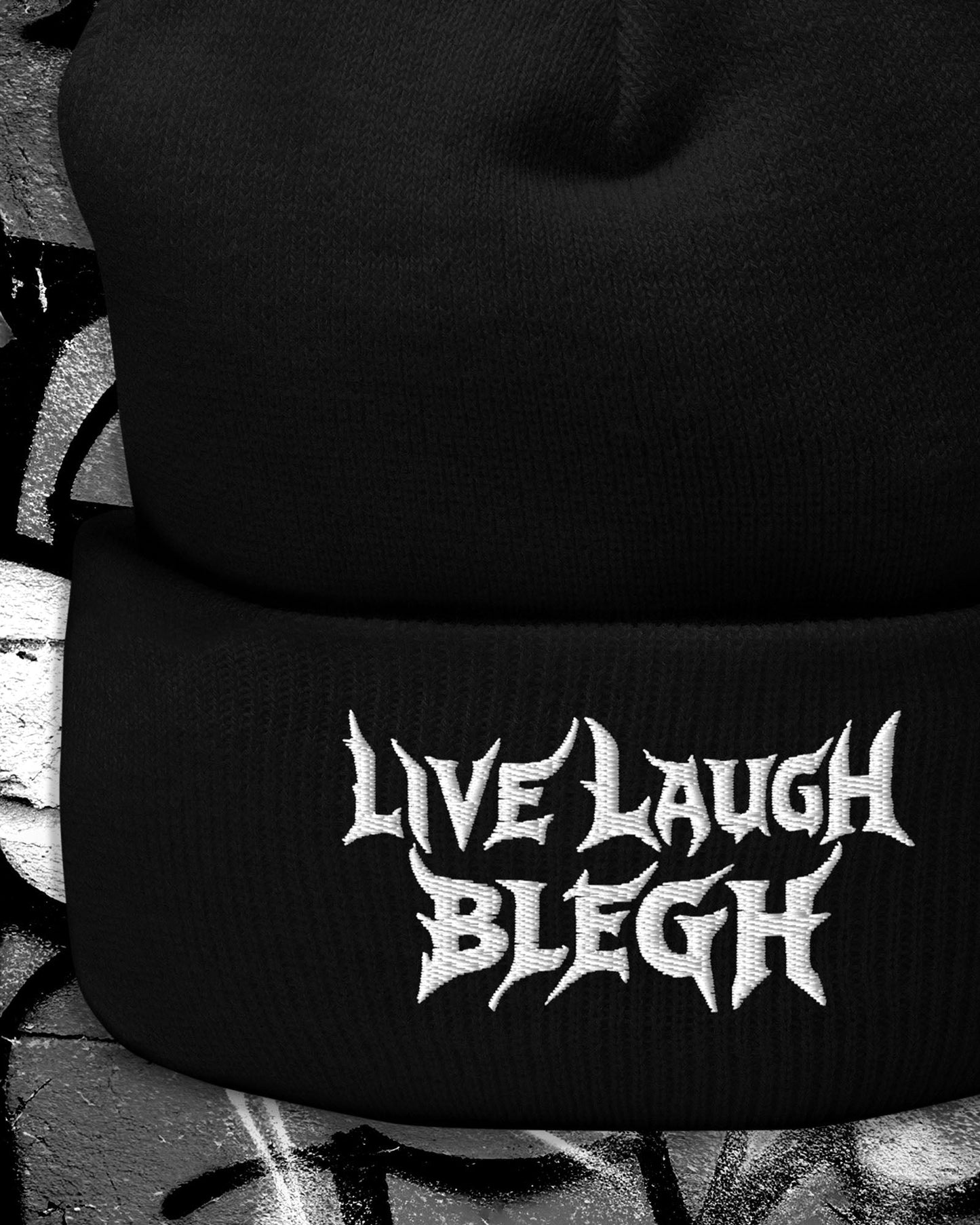 Live Laugh Blegh Beanie
