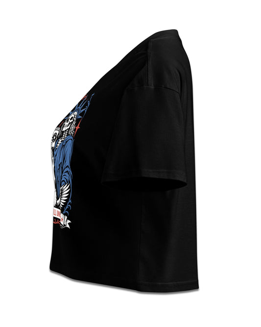 Live Laugh Liberty Crop Top