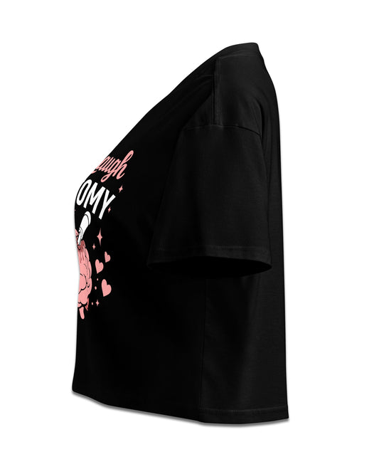 Live Laugh Lobotomy Crop Top