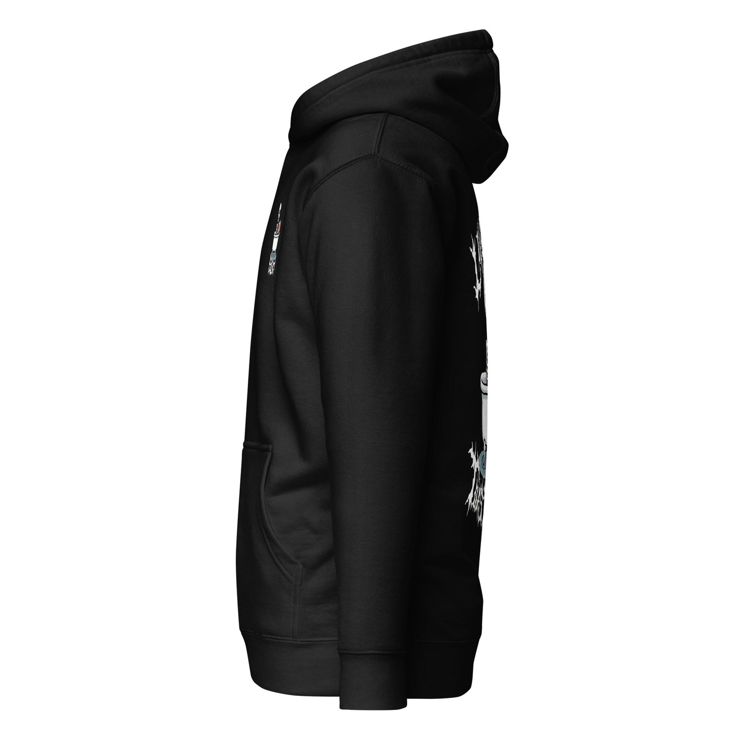 Live Laugh Toaster Bath Hoodie