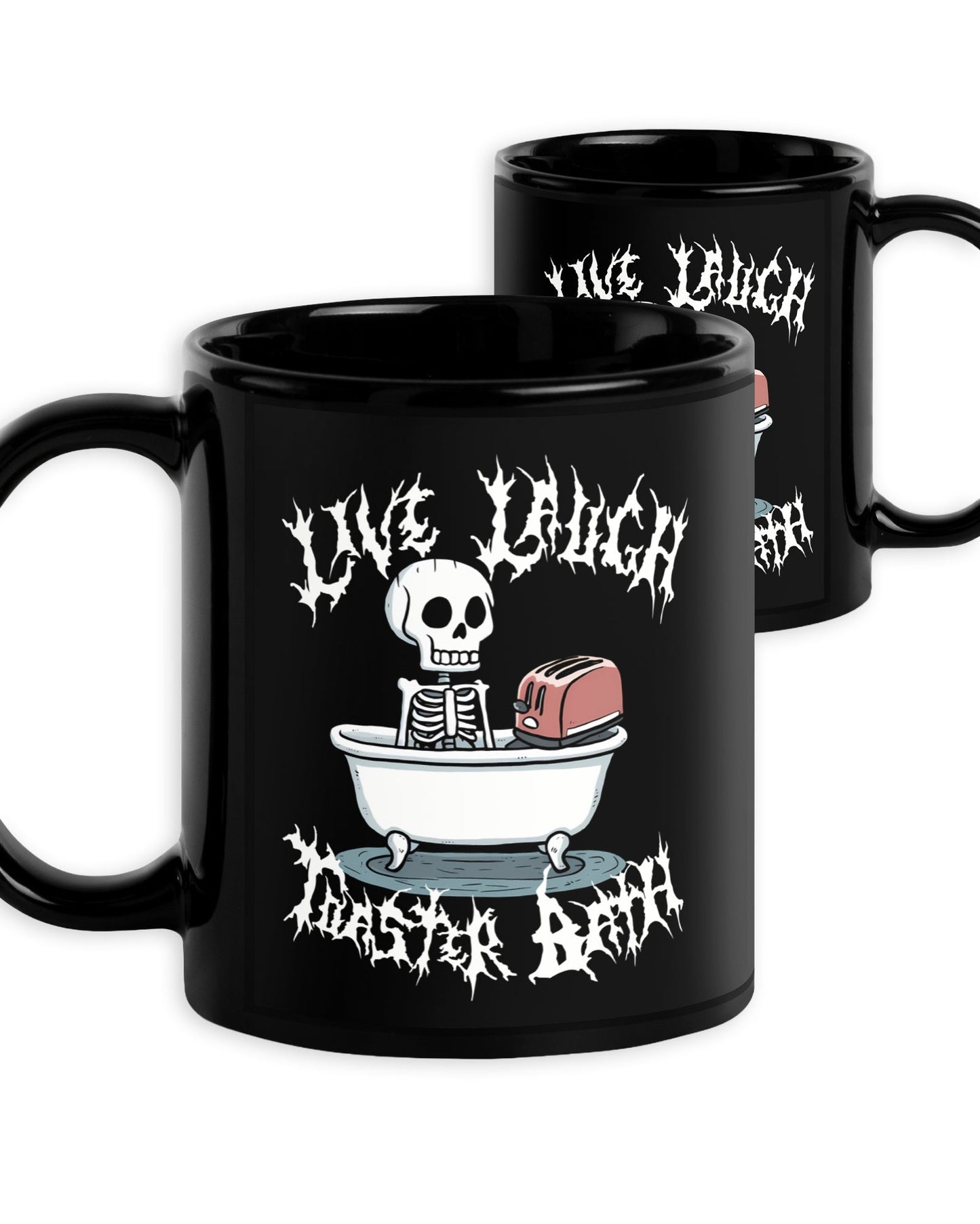 Live Laugh Toaster Bath Mug