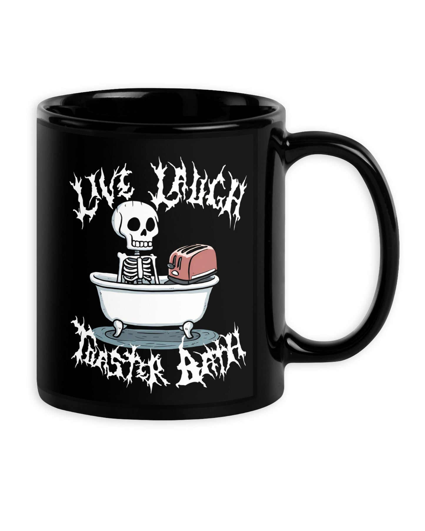 Live Laugh Toaster Bath Mug