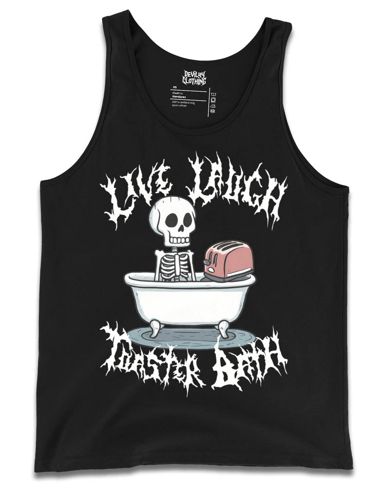 LIVE LAUGH TOASTER BATH Tank Top