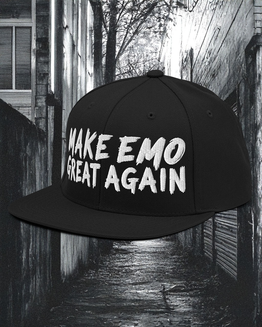 Make Emo Great Again Snapback Hat