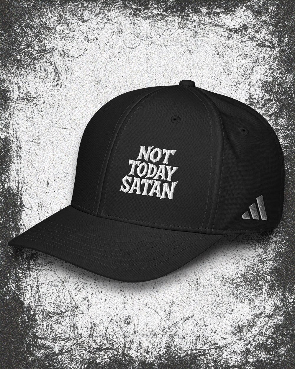 NOT TODAY SATAN Adidas Performance Cap