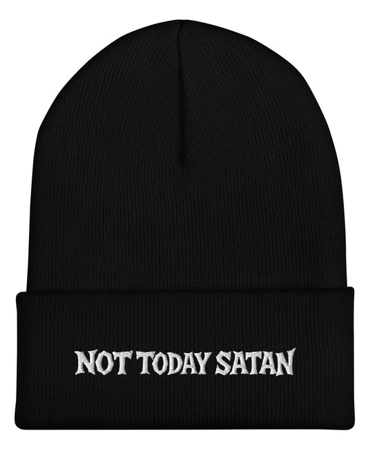 NOT TODAY SATAN Beanie