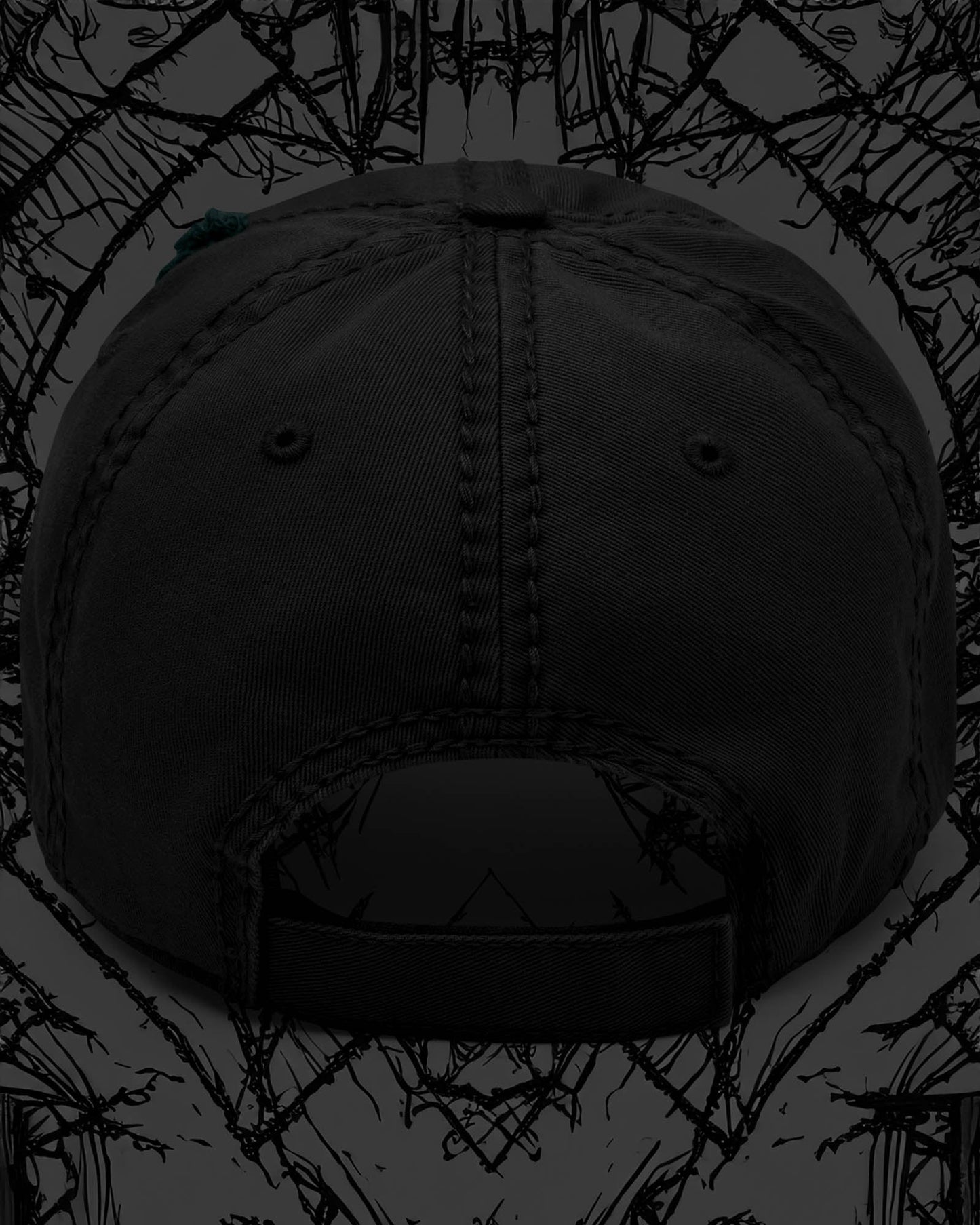 OG GOTH Distressed Dad Hat