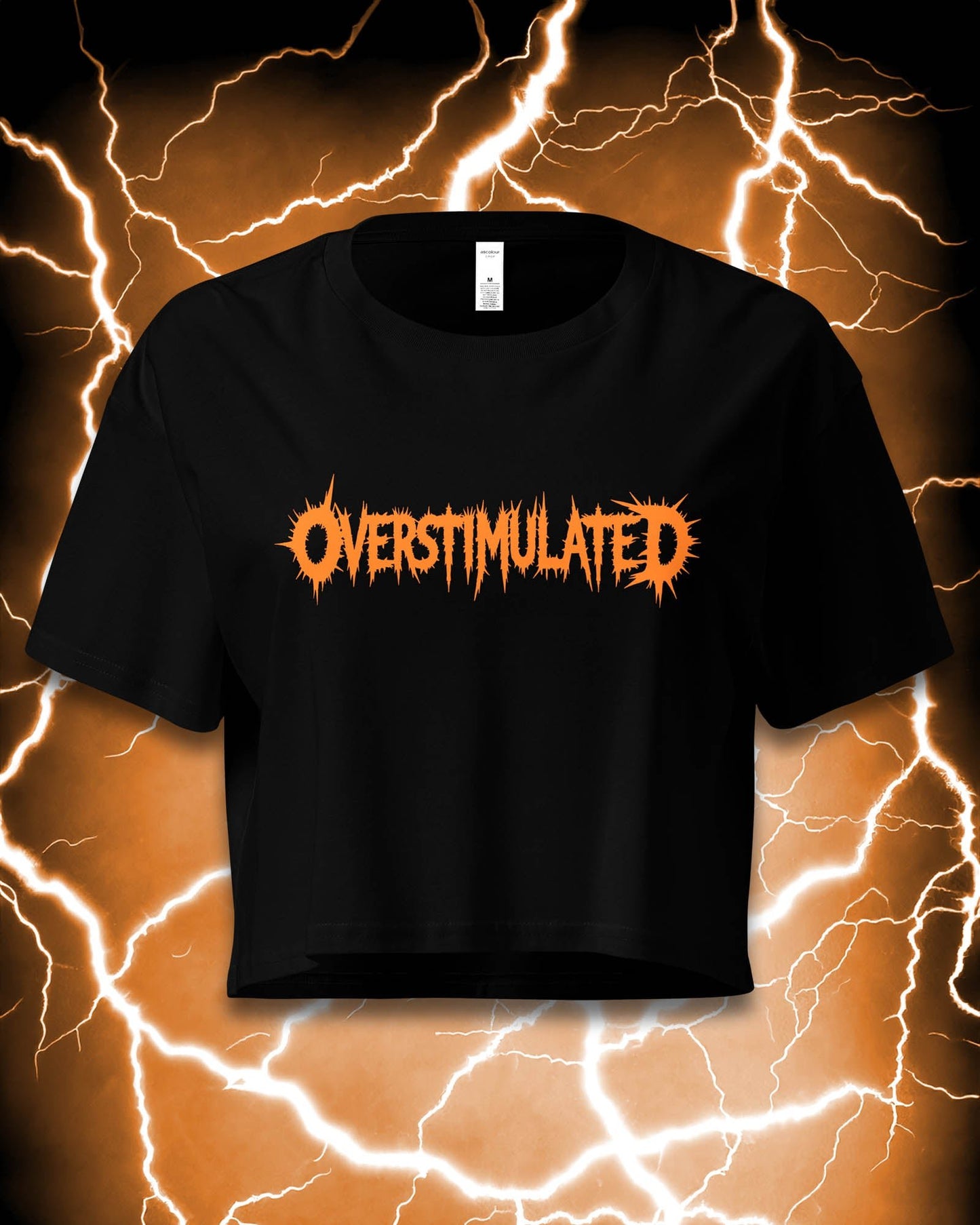 OVERSTIMULATED Crop Top