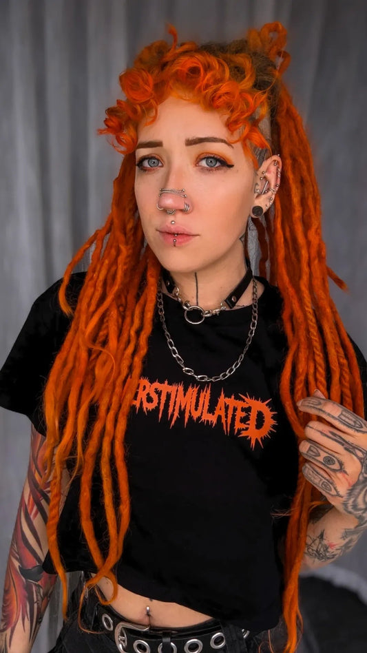 OVERSTIMULATED Crop Top