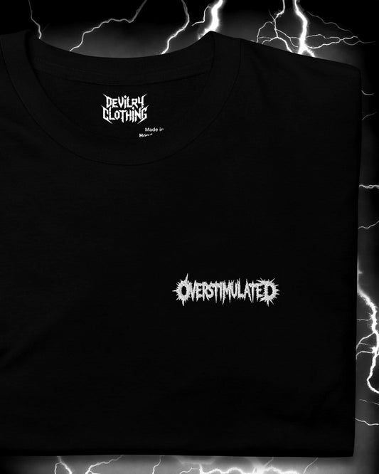 OVERSTIMULATED Embroidered T-Shirt