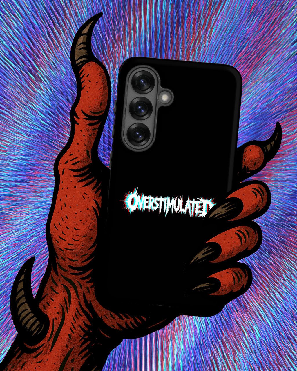 OVERSTIMULATED – Tough Samsung Case