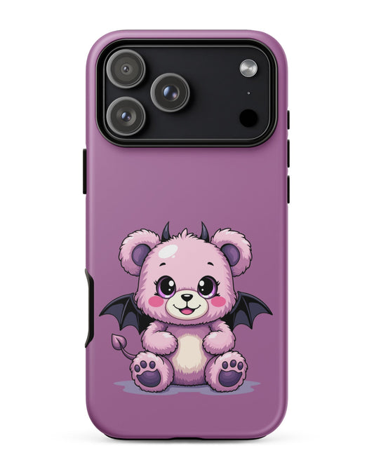 Pastel Goth Demon Teddy – Cute but Creepy iPhone Case