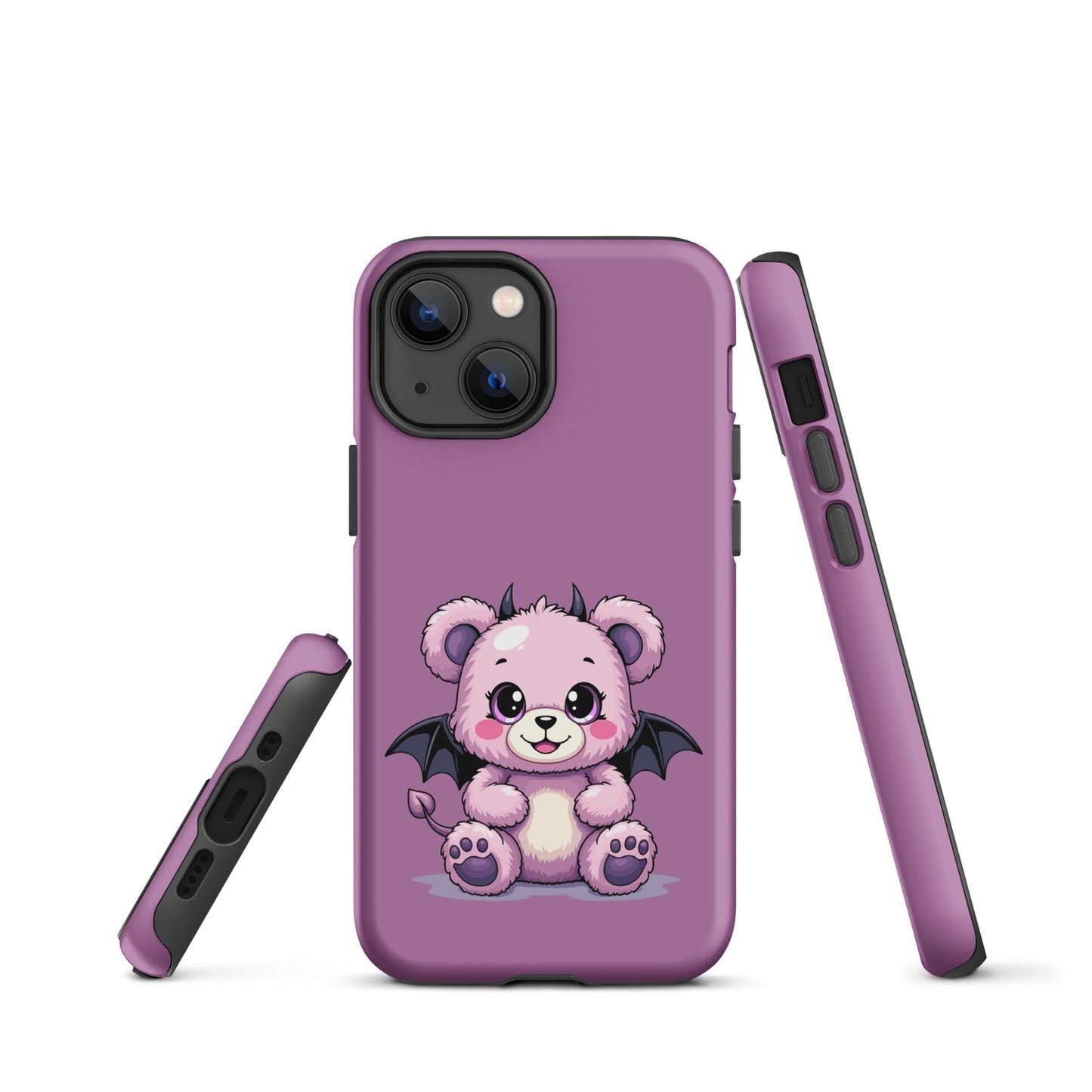 Pastel Goth Demon Teddy – Cute but Creepy iPhone Case