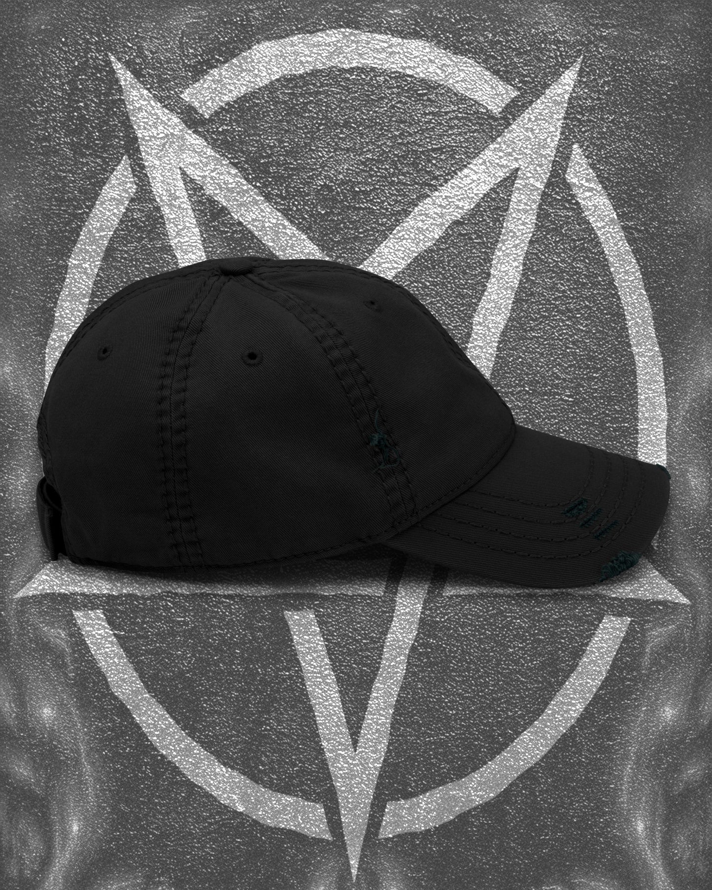 PENTAGRAM Distressed Dad Hat