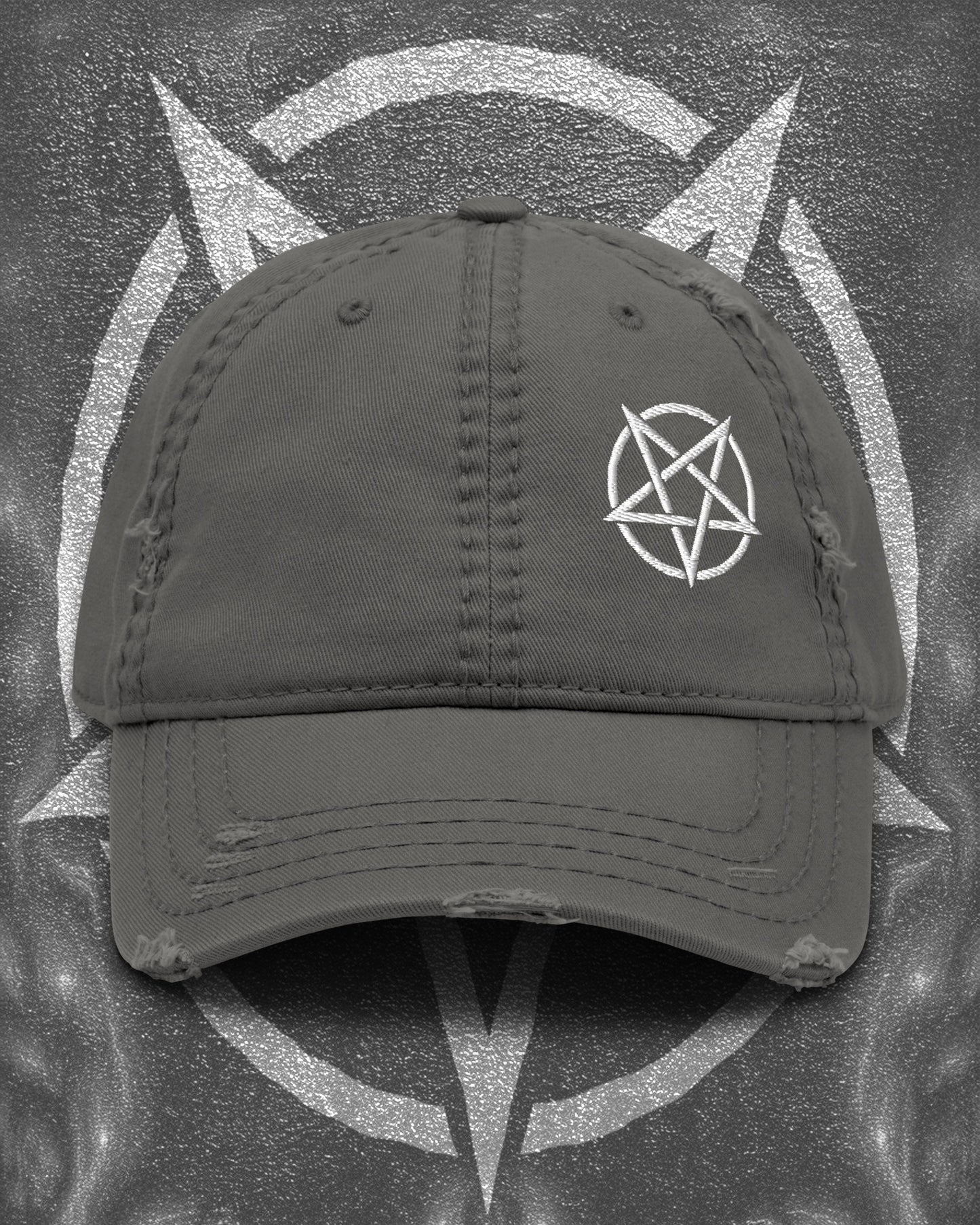 PENTAGRAM Distressed Dad Hat