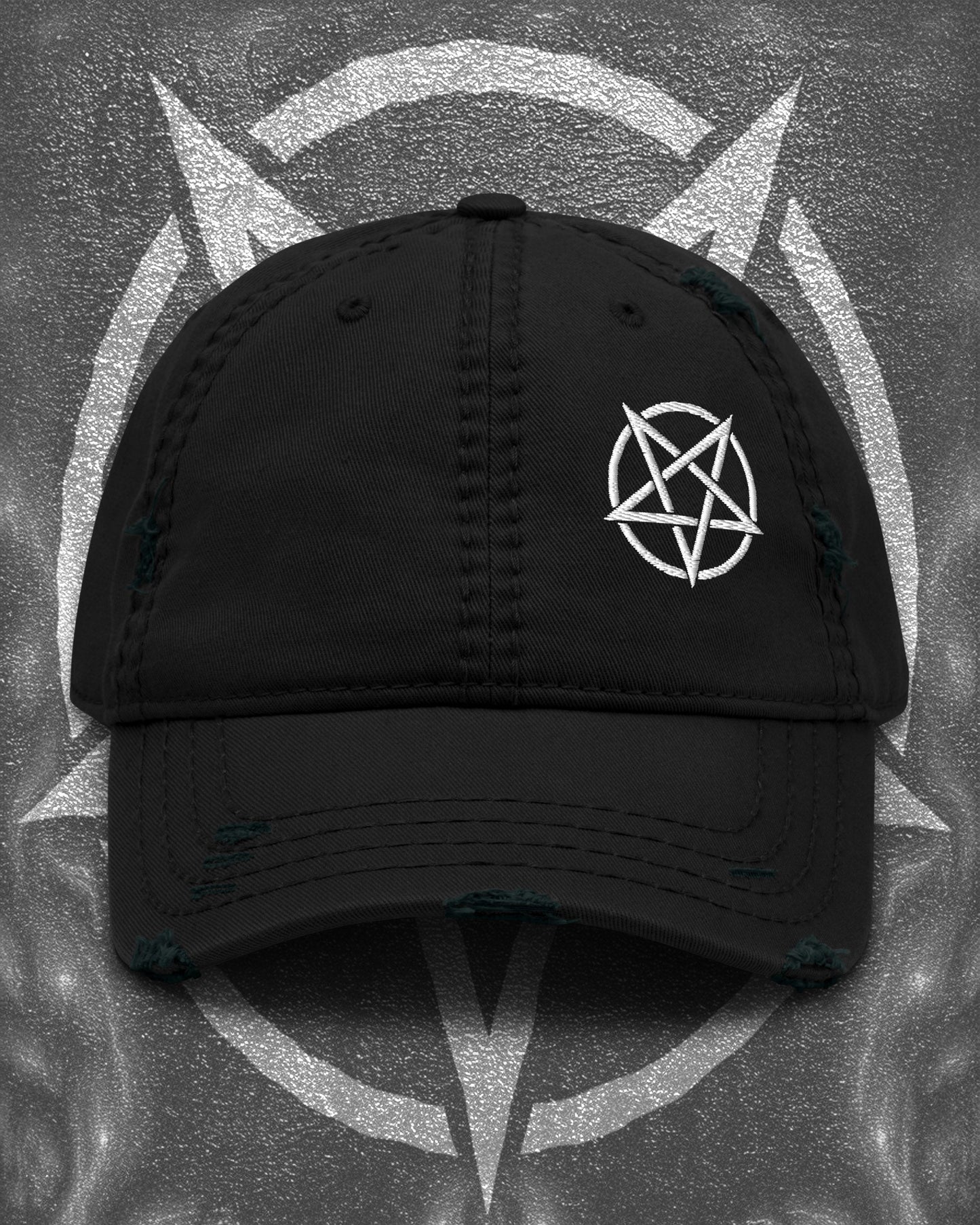 PENTAGRAM Distressed Dad Hat