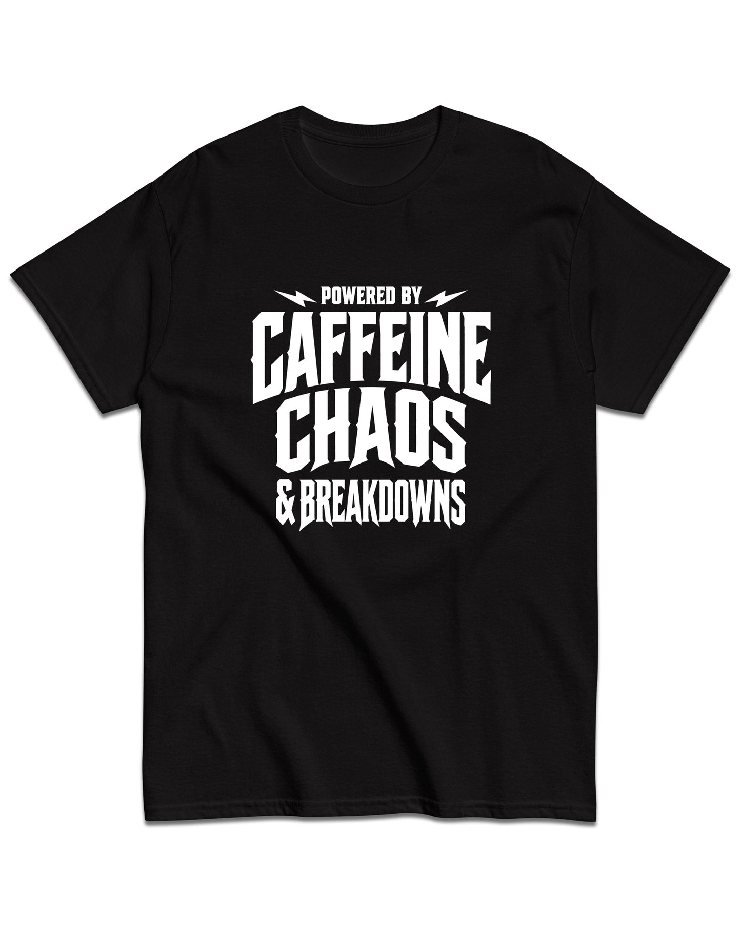 Powered By Caffeine & Breakdowns T-Shirt