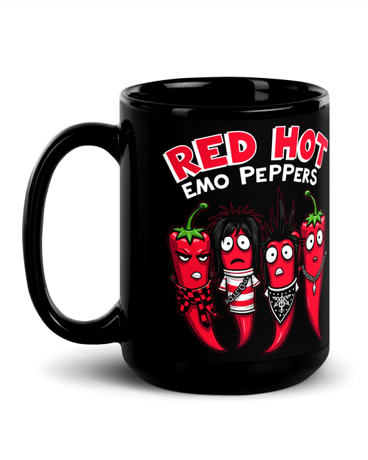 Red Hot Emo Peppers Mug