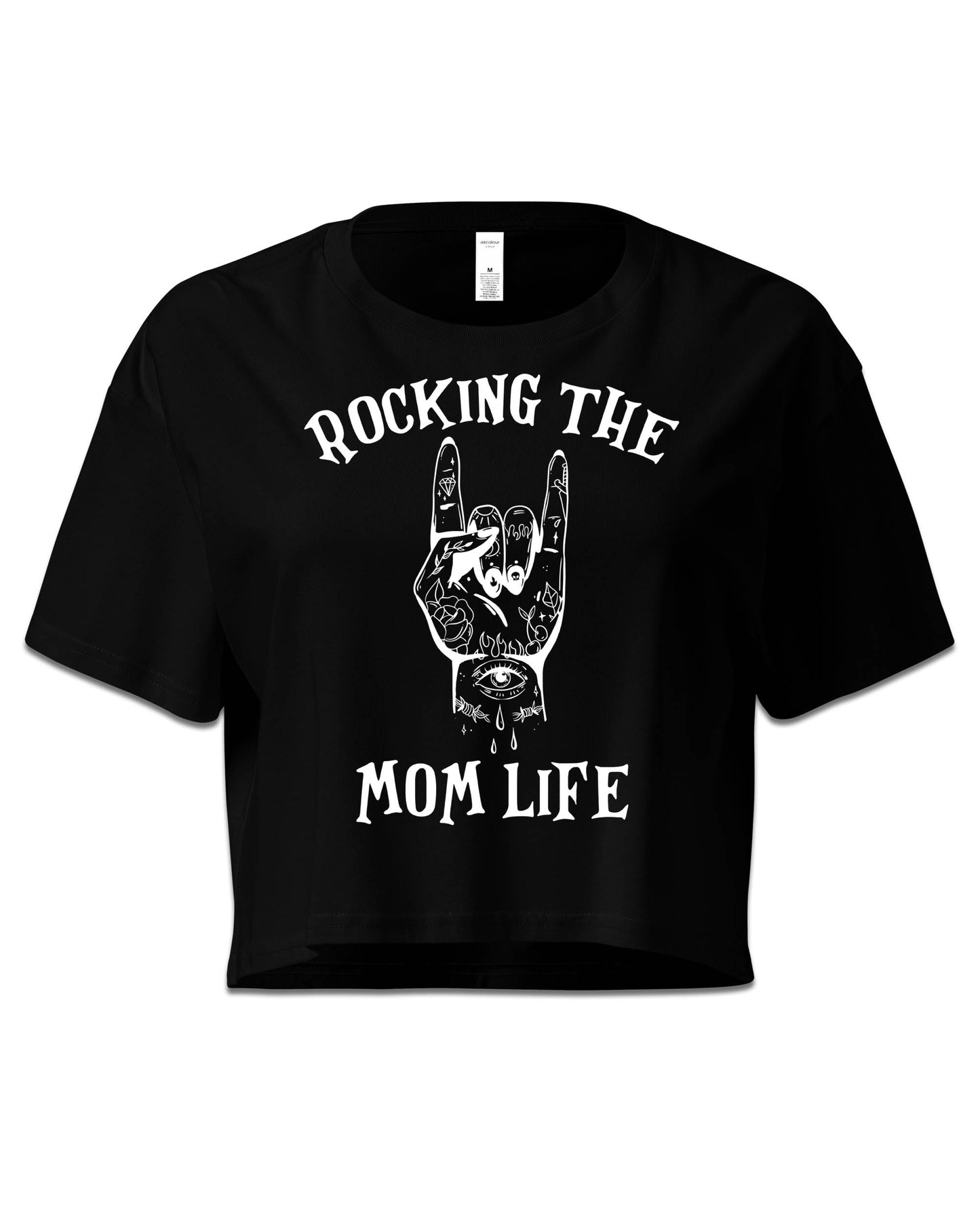 Rocking The Mom/Mum Life Crop Top