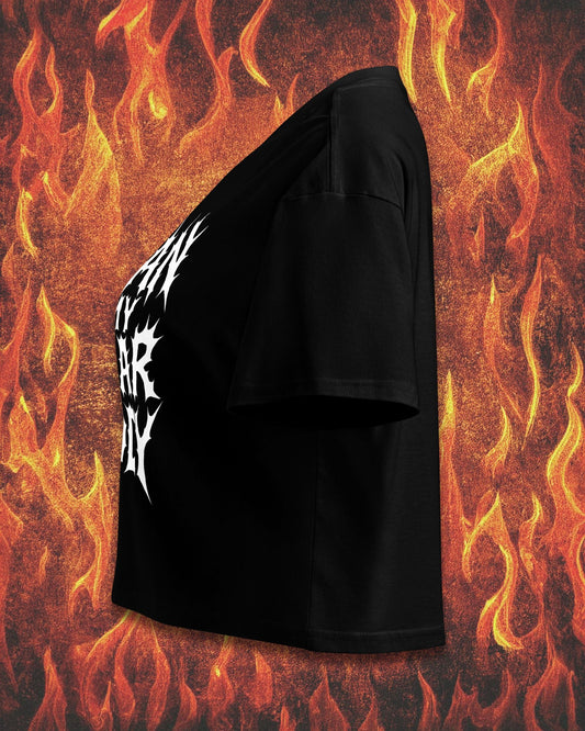 Satan Is My Sugar Daddy Crop Top