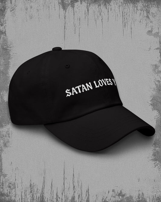 SATAN LOVES YOU Dad Hat